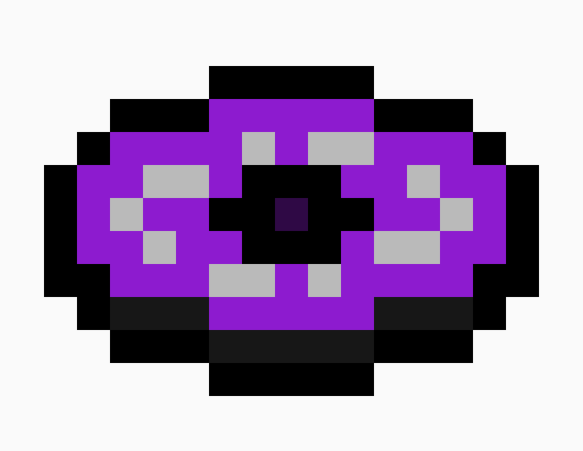 [374f7e] Purple Minecraft Disc