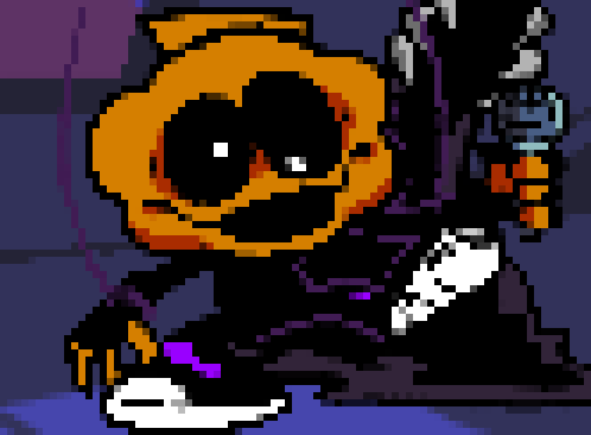 [4076f0] -he shakes pump's head- he wants some! -skid (cleetus)