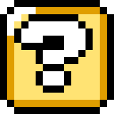 [d1d9ec] Mario Question Block-retro