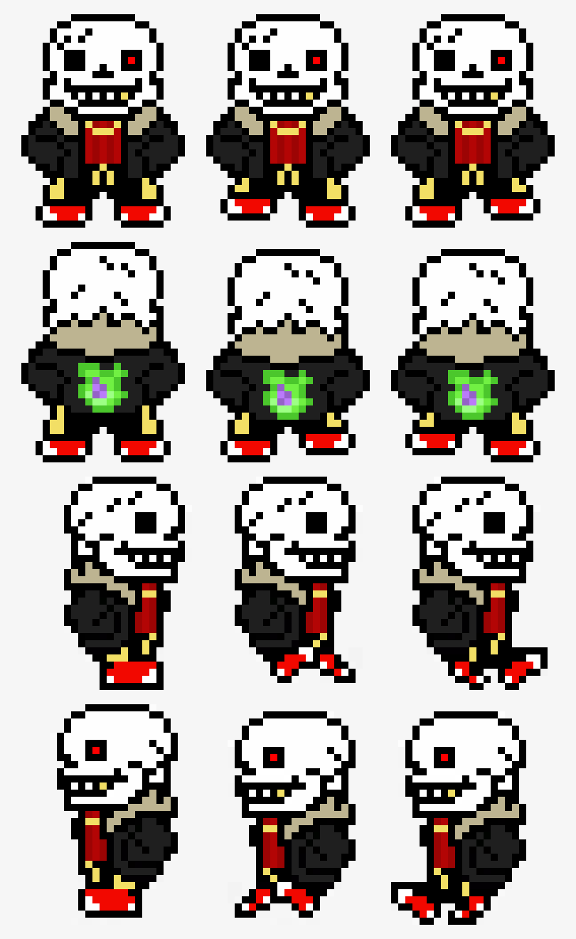 [69912f] UnderFell Sans sprite sheet