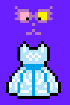 [970cdd] Autumn-I am a pair of floating glasses,mouth and dress