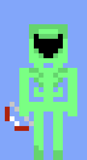 [05b0c1] *Points bow at Caliber.* 