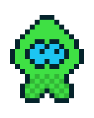 [e622b7] A green squid