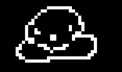 [c3df8f] Sans: (sniffs ground then finds gun) whats that?