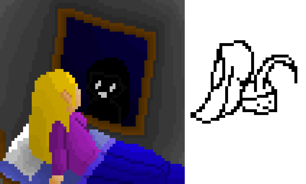 [9664c4] btw who saw this pixel art? it's part of a story (i have to make 4 other pixel arts to go along with it