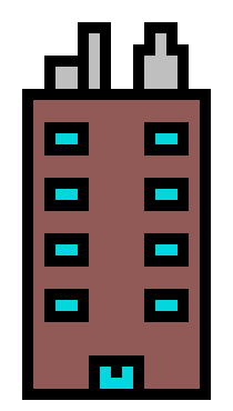 [0ff5c6] Edificio Marrón