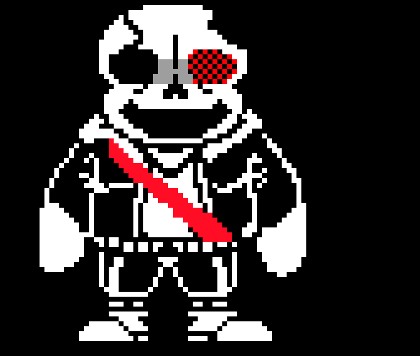 [7b43fa] Horrortale Last Starvation Sans Sprite phase 3 right