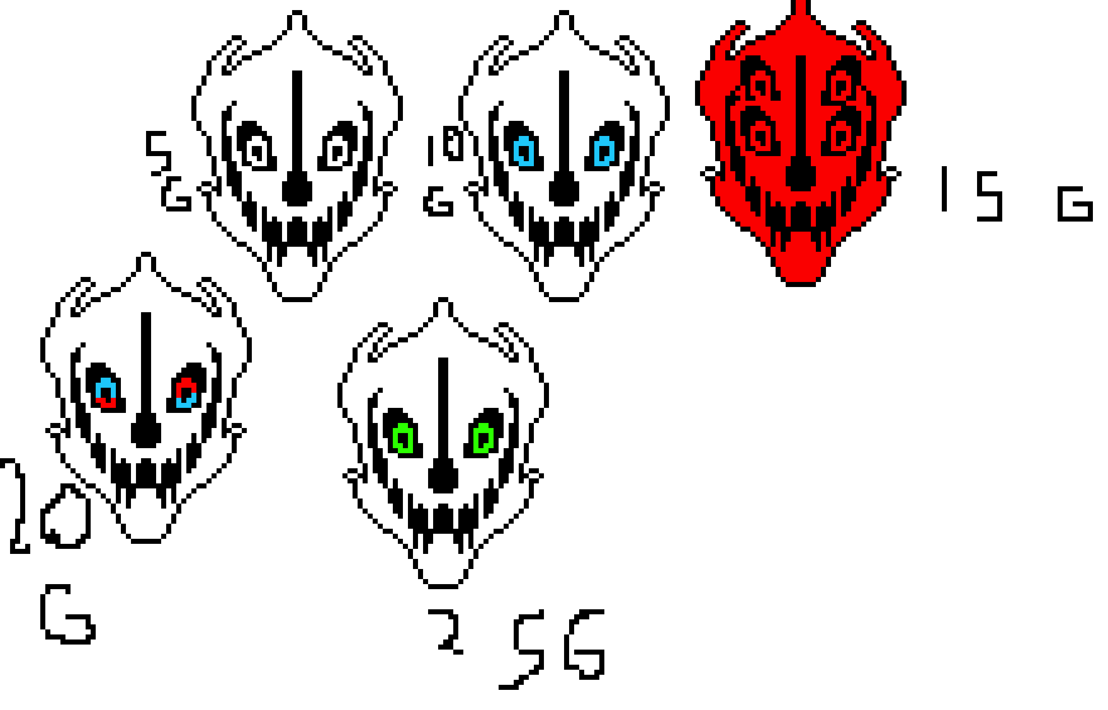 [7456f1] sans blaster: 5 G swap sans blaster: 10 G Fell sans blaster: 15 G Geno sans Blaster: 20 G Toxin sans Blaster: 25 G -bryson