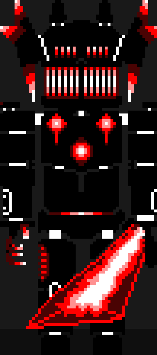 [aeaddc] *goes outside in the wasteland and turns on exalted blade*{Eku}