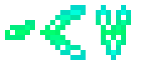 [5b2f3e] -lines of code start appearing everywhere too, getting sucked into the beam of familiar character colors, a lot of them have a heart symbol on them-