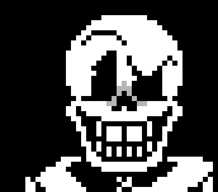 [2fe70b] BUT HELLO HUMAN *walks up to Adam* I AM THE GREAT PAPYRUS