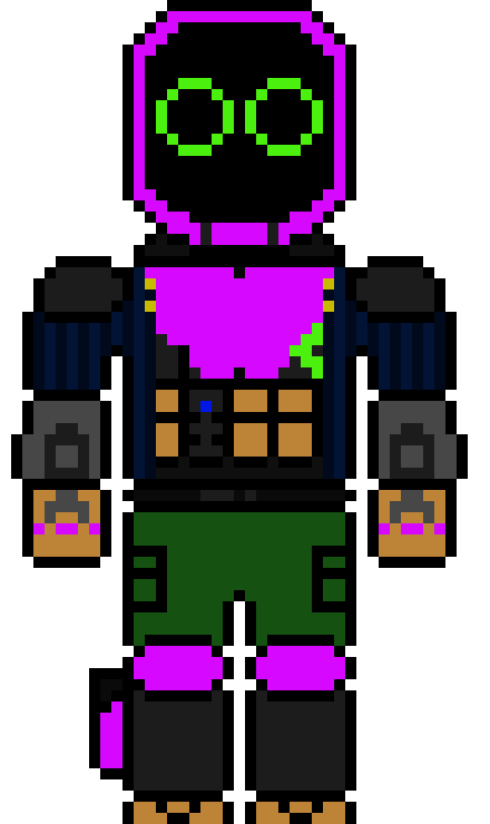 [be2951] *purple shoots 6 of the mafia with a explosive bullets and 4 of them with bombs and 2 with a shield cutting them in half and was about to kill the mafia boss but he escaped*