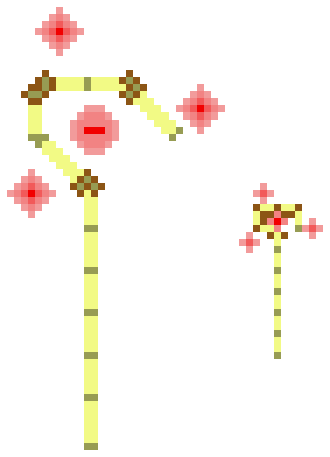 [e19616] Negative Chi Bamboo Cane