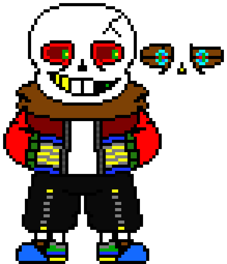 [8597b0] -Glitch starts talking- Uhh Astroid? Whos This? and Why do they.. Uhh.. Look Weird?. -Asteroid (Sans) and Glitch (Spirit) (cleetus.) (LS!Cleetus) (SUDDEN SCREAMS! Cleetus)