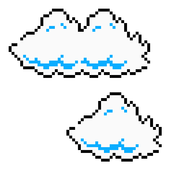 [4827a8] Super Mario Bros Cloud Sprites