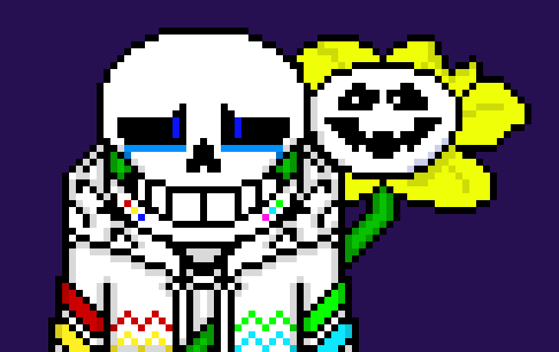 [71fafd] *can tell Multi is still trying to resist* Flowey: STOP RESISTING, TRASH *the vines break his arm and some of his ribs*