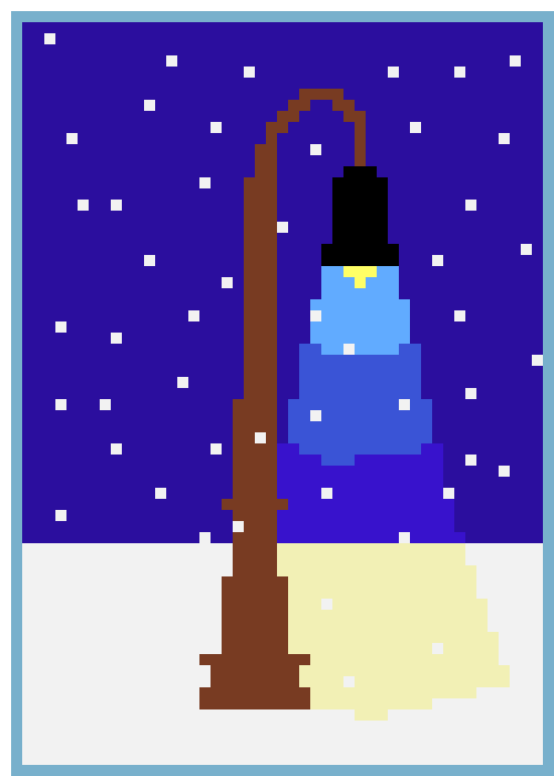 [9664c4] Postcard of a Lamppost