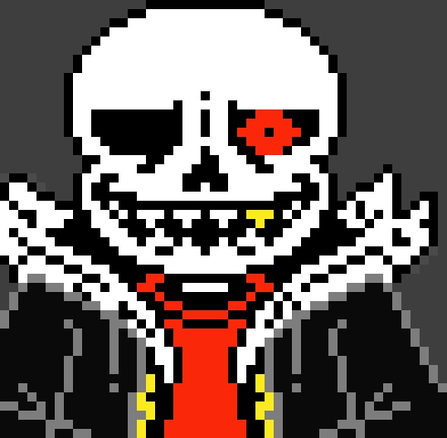 [4fbda4] this red eye is my bad time or good time eye... whatever...i just like to have it out because it look cool... now lets play fight-fell sans
