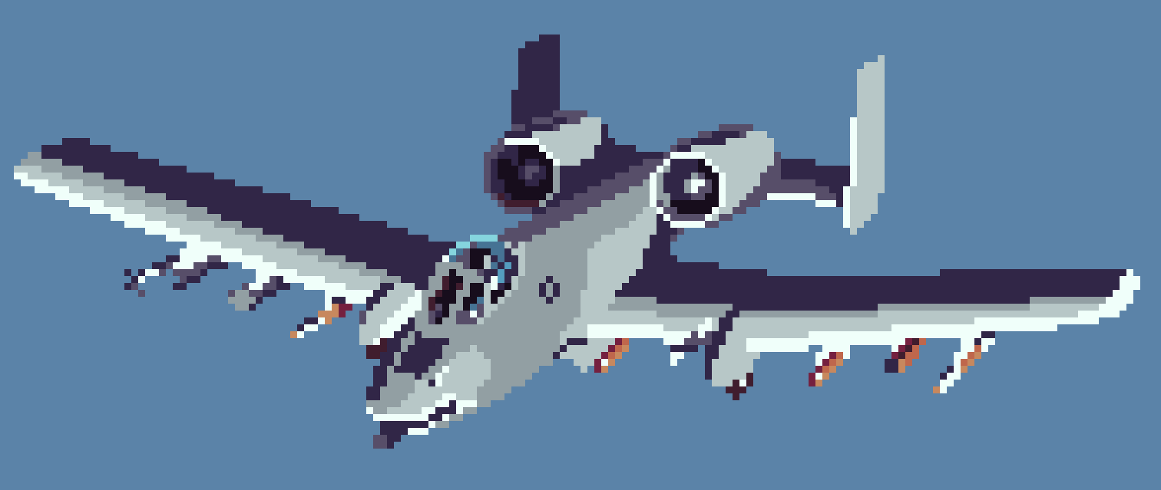 [450a4c] *a-10 formation guns down godzilla with the gau-8 avenger minigun on the front* -MOAU