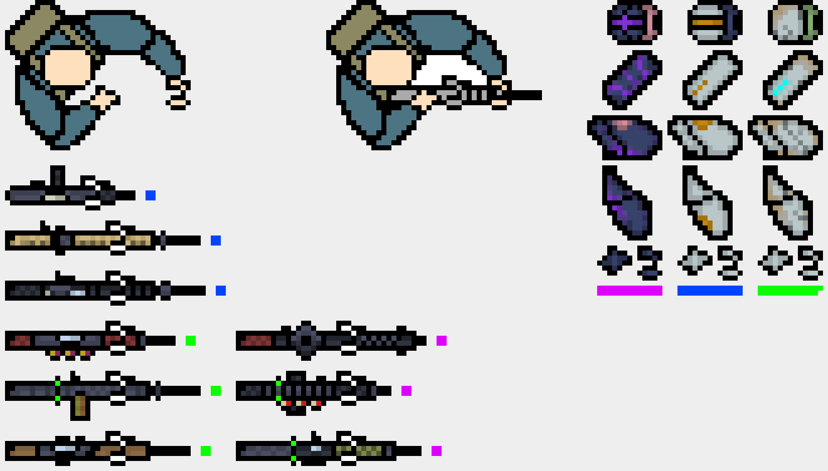 [e0ea58] Custom Player Sprite For Top-Down-Shooter