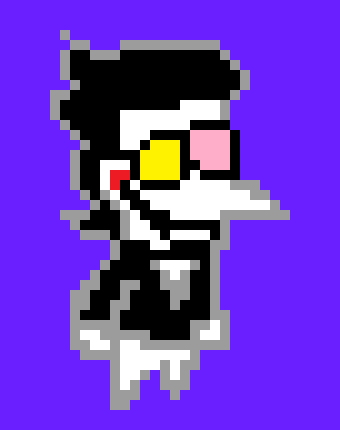 [970cdd] Spamton-Nope,arent you a darkener or lightener living in Cyber City/Cattle town or the lightener world?