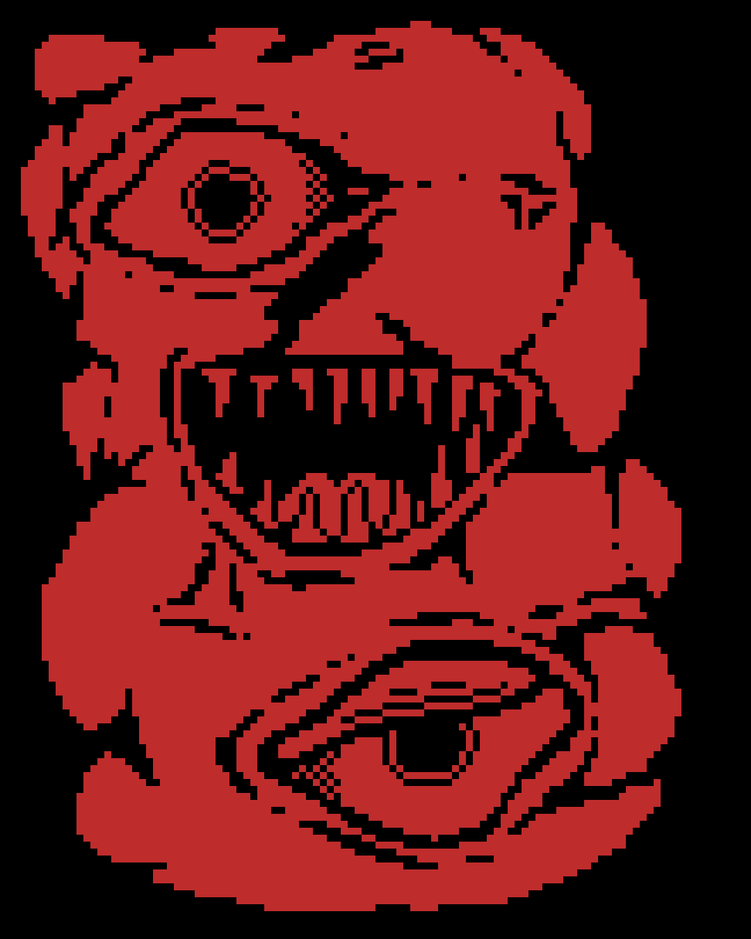 [e25ae6] The Wall of Flesh from Terraria.  My take.  :3      -Goopi