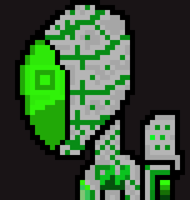 [c3bb50] (Touches plate that virus is on) Oh the machtia virus, did you know that we mineraldians created it to destroy the evil ones of my kind