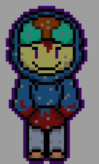 [a228fa] *He throws it up once again, yet Purple Magic forms around it, and it stays in the air* Oh, I was just thinking about cutting some cake. *The Blood on the knife suggests he's being a smartass.*