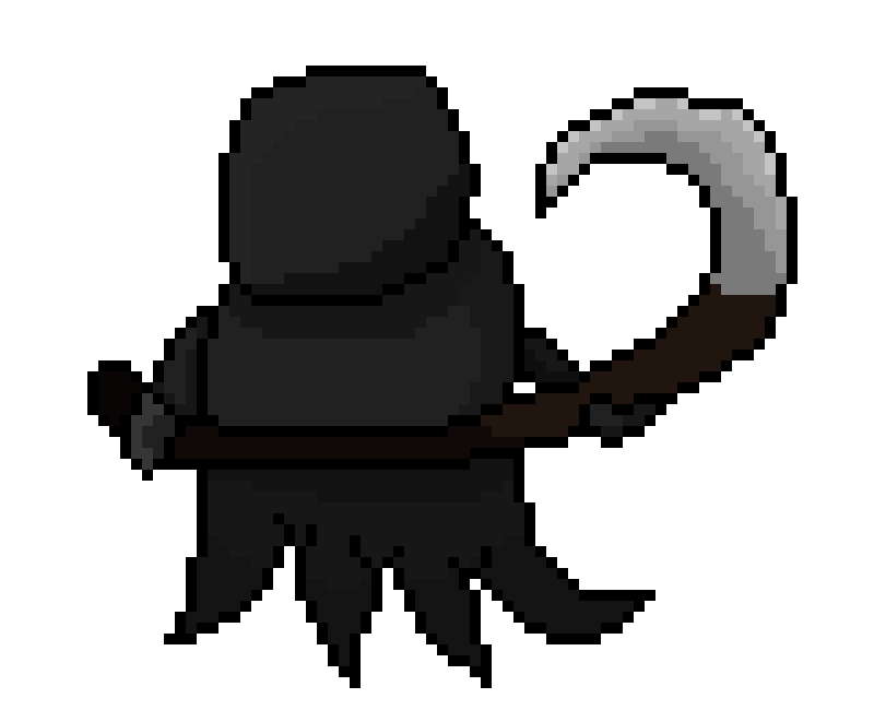 [965131] *a sleeping figure with a scythe can be seen*