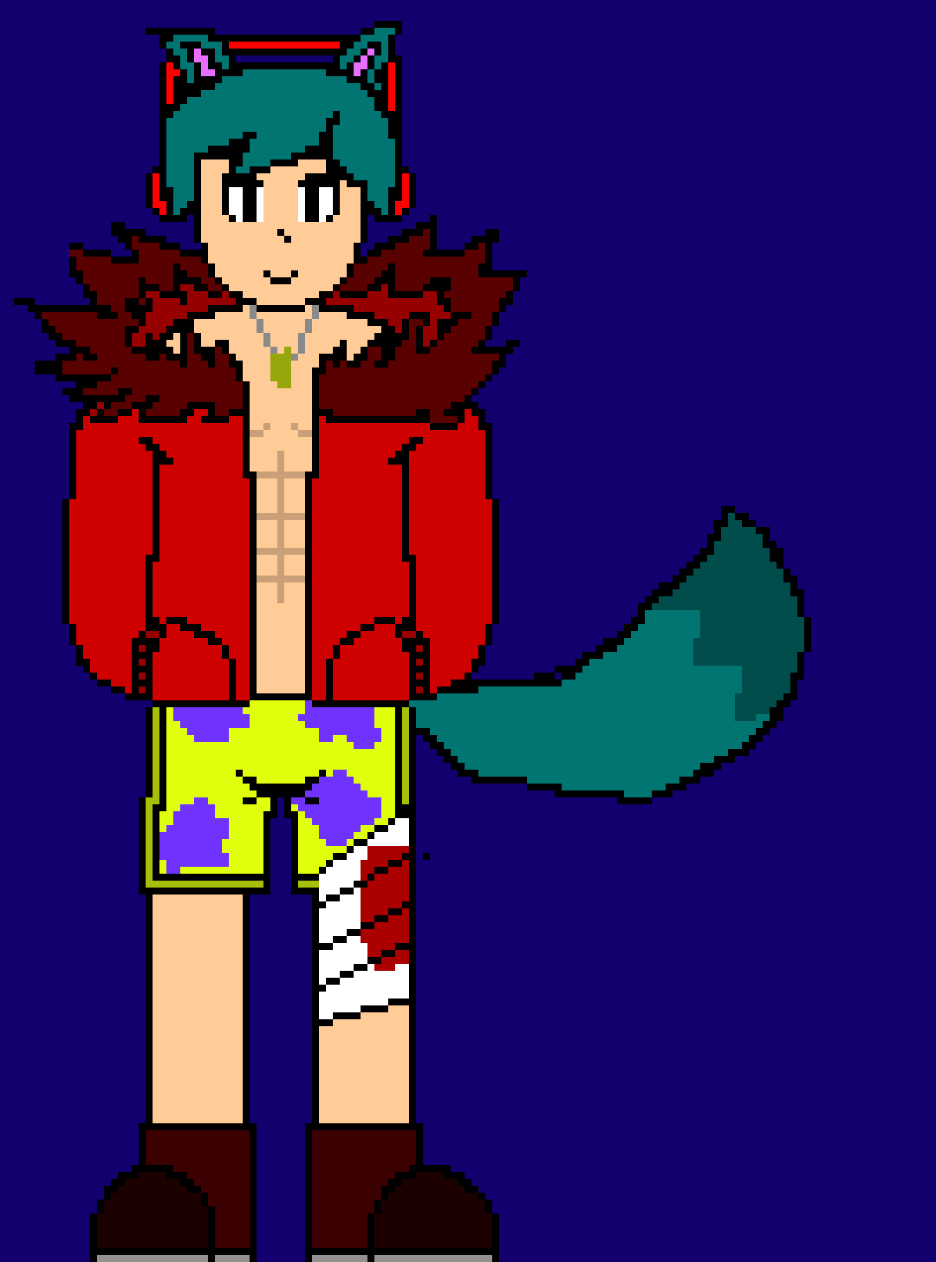 [fd7931] (out of Foxlyas sight)Ahh finally I can put it on(puts on necklace)-Cade