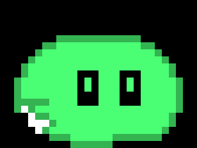 [c7b058] *a slime ball is sitting inside the house in a corner*