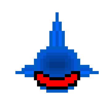 [9664c4] torpedo shark up0 front view