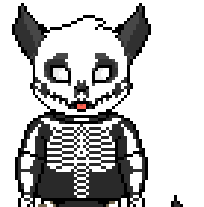 [390dcd] heeeeey what yall think of the costume? (idk why i keep on making him blep lel)