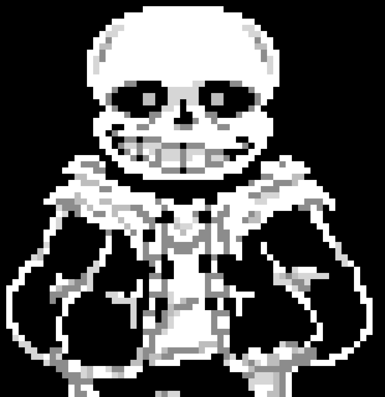 [15a161] [ * Sans sat in his hotdog stand, looking at the TV conveniently dragging behind his stand. ]