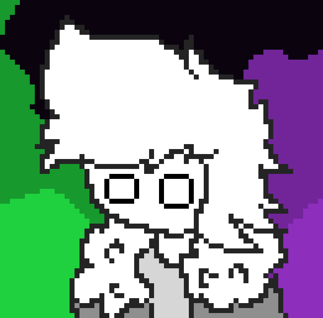 [9d1d8a] yeah i kinda tried on the background. oh shit wait i needa fix the hair-