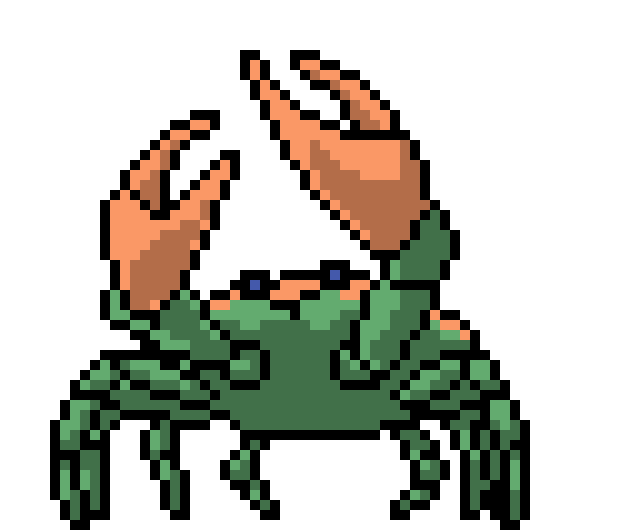 [5101cd] why did the crab cross the road? he didnt. he used the sidewalk