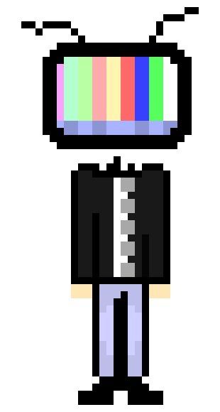 [9664c4] Tele-Head Pixel Art (duh)