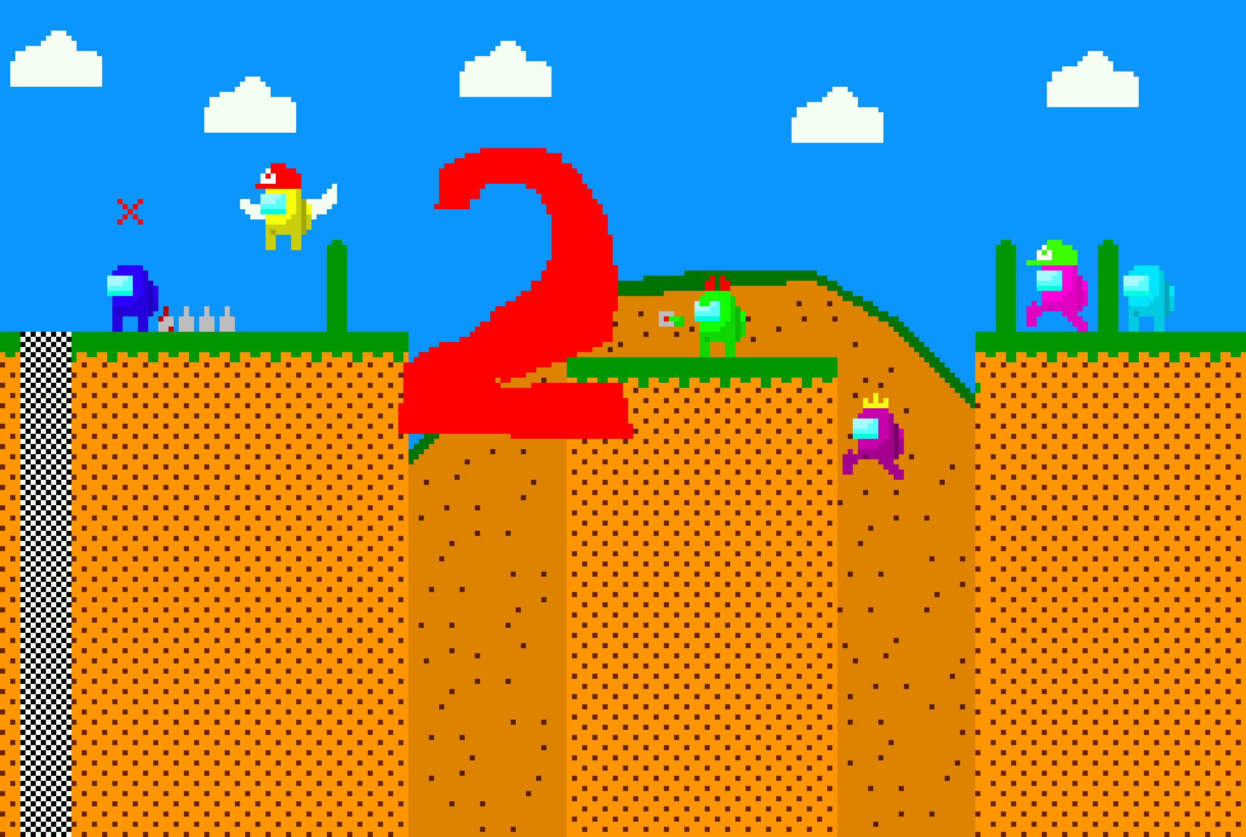 [acbc50] Super Among Us 2!!! New Updates and mechanics! We know people like to socialize so we made teams and chat!!