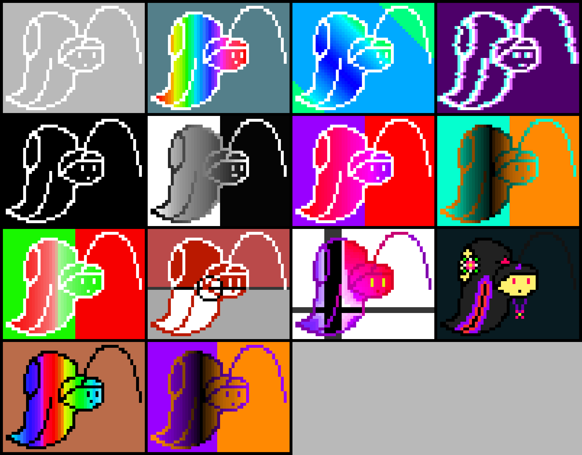 [f7c573] also, i have a question.. i've been making different color variants of myself, and i wanted to finish the square... got any ideas?