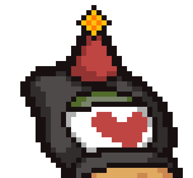 [b0303f] I should probably get this party hat off soon.