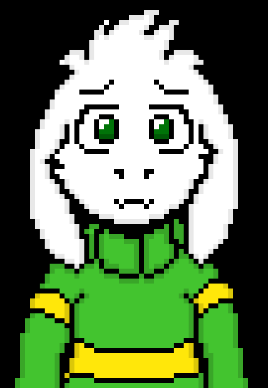 [71fafd] oh, he's uh. . . . . well, here lets go see *leads Frisk to the door to the throne room and peeks through a hole in the door*