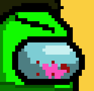 [1d49ac] trys to eat but helmet is in the way