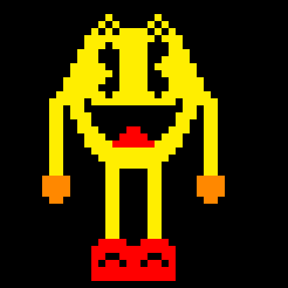[9664c4] pac man sprite from tales of the arcade
