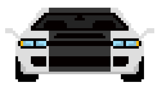 [a53442] *a car pulls into the parking lot, but the windows are tinted, so you cant see the driver.*