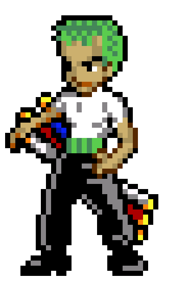 [40bd03] zoro pixel art