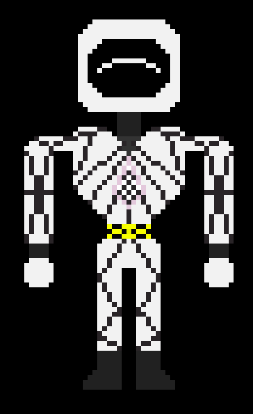 [25d002] *he comes closer to the robot* hmmm...*He picks up the robot and teleports himself and the robot to his white room*