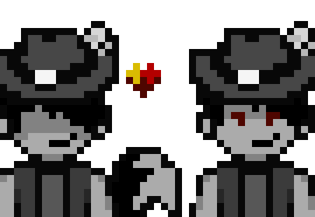 [6c26bc] DeltaRed: Mahogor Overworld Sprites during the Ch. 1 Weird Route (Darkworld Ver.)