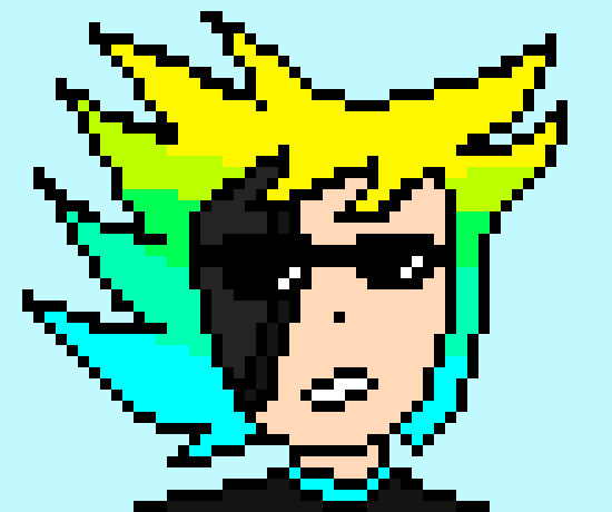 [7c0331] I like how this make it look like he is looking down at someone in front of him