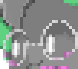 [9c272c] Is he literally focusing on my sprite other than the person behind it?... In that case, guess it's my turn to do so. - G.