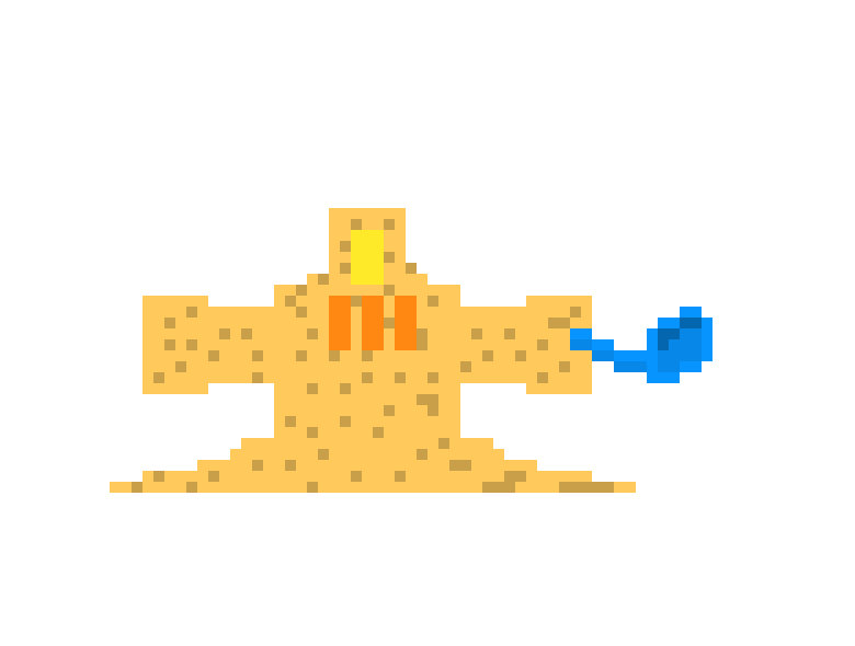 [47ecd8] Sand Castle Monster Attack Stance